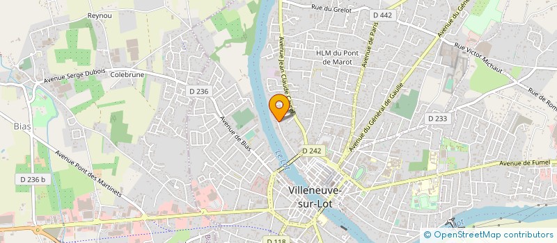 localisation de l'entreprise MONSIEUR PAUL FOLLIC  VILLENEUVE-SUR-LOT