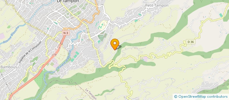 localisation de l'entreprise MONSIEUR PAUL FONTAINE  LE TAMPON