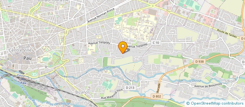 localisation de l'entreprise MONSIEUR PAUL FONTAINE à PAU
