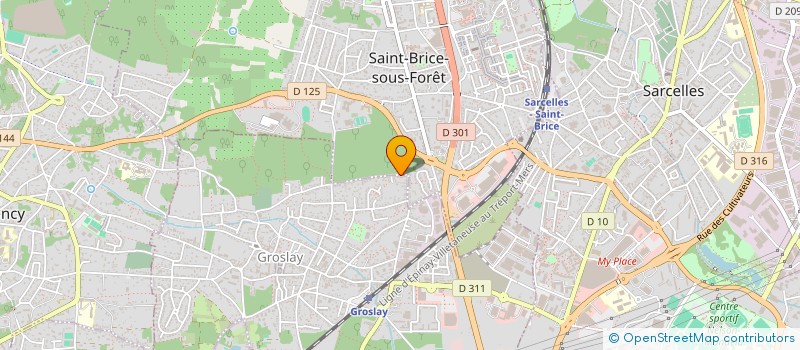 localisation de l'entreprise MONSIEUR PAUL FONTAINE  GROSLAY