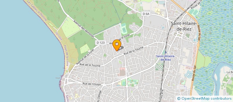 localisation de l'entreprise MONSIEUR PAUL FONTENEAU à SAINT-HILAIRE-DE-RIEZ