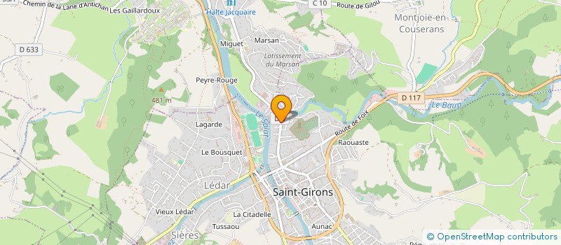 localisation de l'entreprise MONSIEUR PAUL FORCONI à SAINT-GIRONS