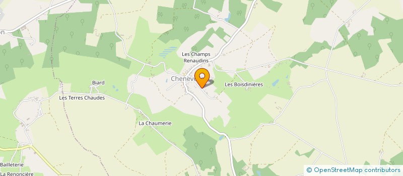 localisation de l'entreprise MONSIEUR PAUL FORET-BRUNO  CHENEVELLES