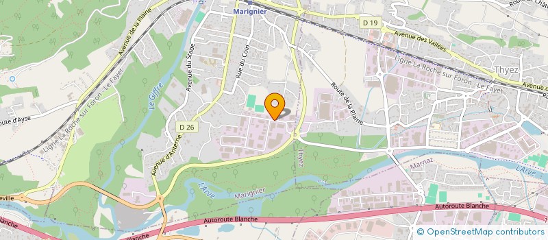 localisation de l'entreprise MONSIEUR PAUL FOTI  MARIGNIER