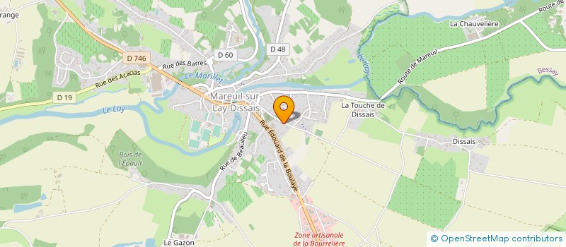 localisation de l'entreprise MONSIEUR PAUL FOUASSIER à MAREUIL-SUR-LAY-DISSAIS