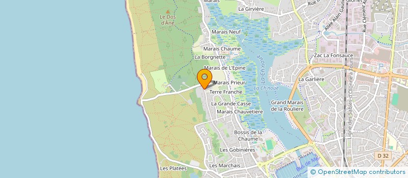 localisation de l'entreprise MONSIEUR PAUL FOUASSIER  LES SABLES D'OLONNE