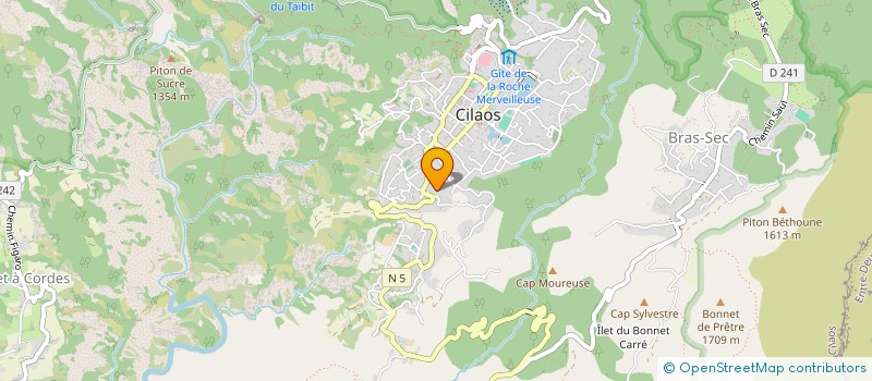 localisation de l'entreprise MONSIEUR PAUL FOUBERT  CILAOS