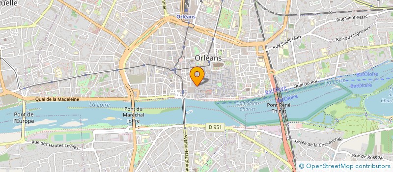 localisation de l'entreprise MONSIEUR PAUL FOUCART à ORLEANS