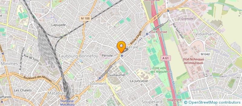 localisation de l'entreprise MONSIEUR PAUL FOUGA à TOULOUSE