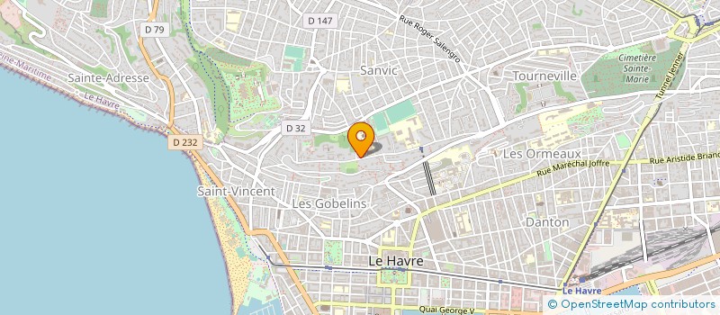 localisation de l'entreprise MONSIEUR PAUL FOULON à LE HAVRE