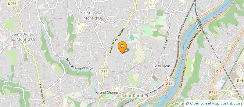 localisation de l'entreprise MONSIEUR PAUL FOULON  SAINT-CYR-AU-MONT-D'OR