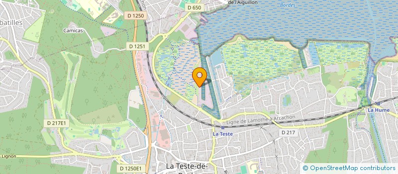 localisation de l'entreprise MONSIEUR PAUL FOURNIE à LA TESTE-DE-BUCH