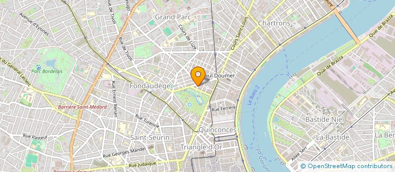 localisation de l'entreprise MONSIEUR PAUL FOURNIE  BORDEAUX