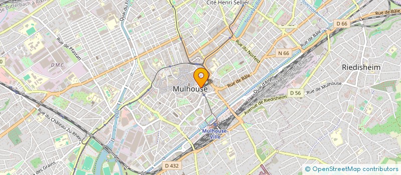 localisation de l'entreprise MONSIEUR PAUL FOURNIER à MULHOUSE