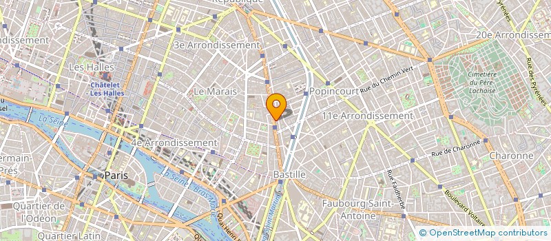 localisation de l'entreprise MONSIEUR PAUL FOURQUET  PARIS