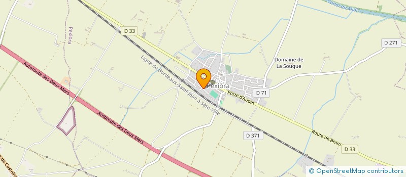 localisation de l'entreprise MONSIEUR PAUL FRAISSE  PEXIORA