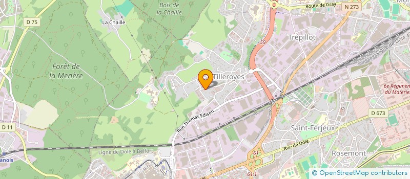 localisation de l'entreprise MONSIEUR PAUL FRANCESCHINI  BESANCON