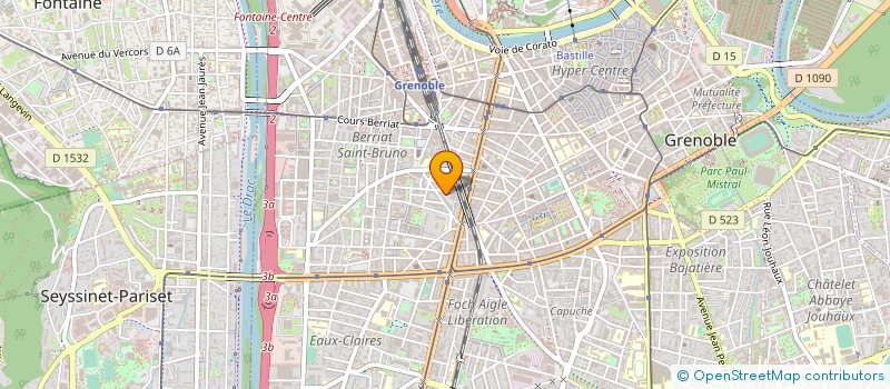 localisation de l'entreprise MONSIEUR PAUL FRANCILLON à GRENOBLE