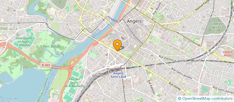 localisation de l'entreprise MONSIEUR PAUL-FRANCOIS PETIT à ANGERS