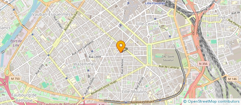 localisation de l'entreprise MONSIEUR PAUL FRANCOIS SCHIRA  LILLE