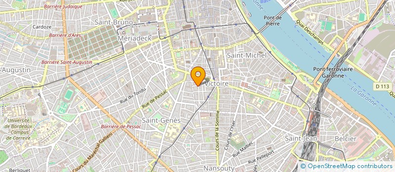 localisation de l'entreprise MONSIEUR PAUL FRANVEL  BORDEAUX