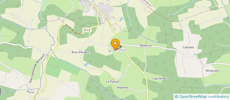 localisation de l'entreprise MONSIEUR PAUL FRANZON  LADOS