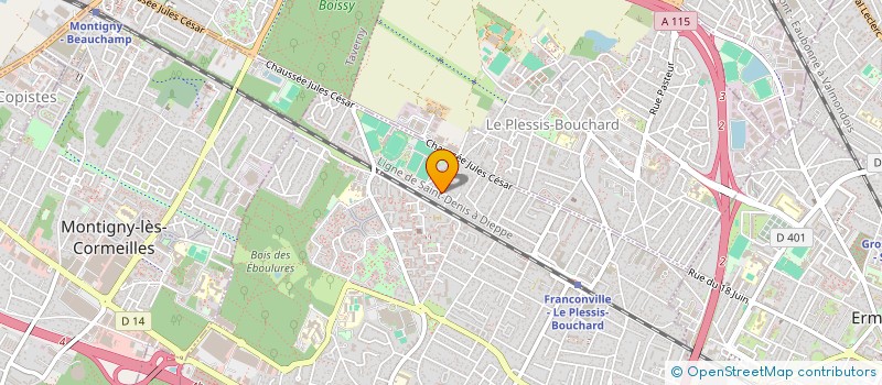 localisation de l'entreprise MONSIEUR PAUL FREITAS à LE PLESSIS-BOUCHARD