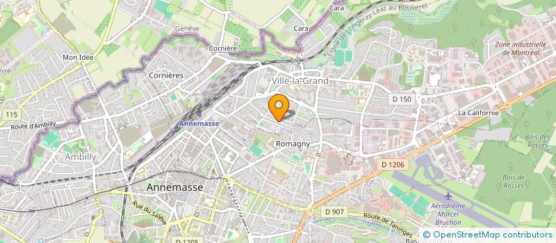 localisation de l'entreprise MONSIEUR PAUL FRELAND  VILLE-LA-GRAND