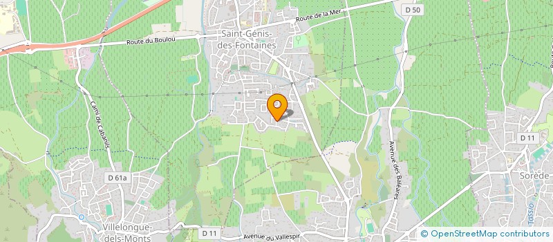 localisation de l'entreprise MONSIEUR PAUL FRESHNEY  SAINT-GENIS-DES-FONTAINES