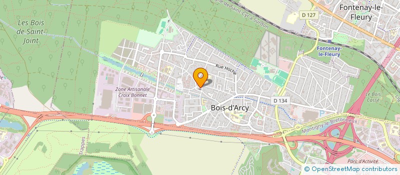 localisation de l'entreprise MONSIEUR PAUL FRETEL  BOIS-D'ARCY