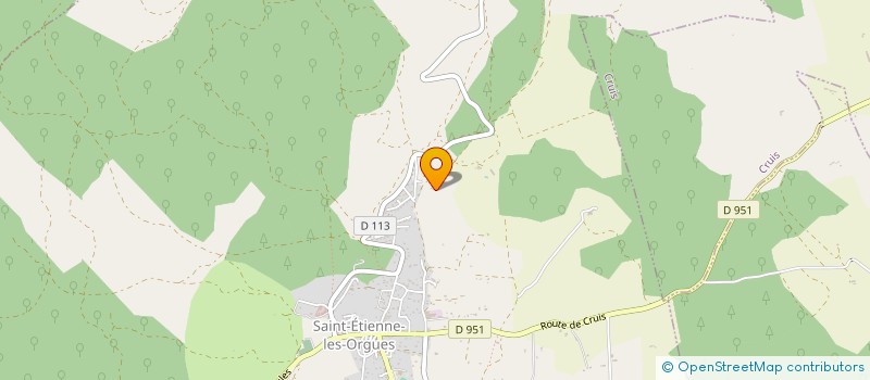 localisation de l'entreprise MONSIEUR PAUL FREYNET  SAINT-ETIENNE-LES-ORGUES