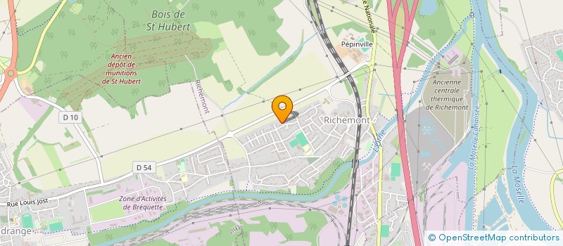 localisation de l'entreprise MONSIEUR PAUL FRIDRICK  RICHEMONT