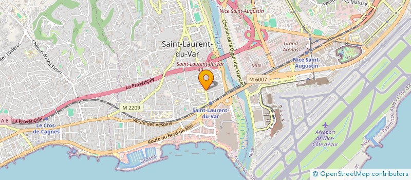 localisation de l'entreprise MONSIEUR PAUL FRIMIGACCI à SAINT-LAURENT-DU-VAR