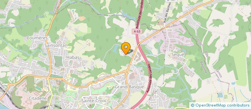 localisation de l'entreprise MONSIEUR PAUL FRIZON DE LAMOTTE DE REGES à BAYONNE