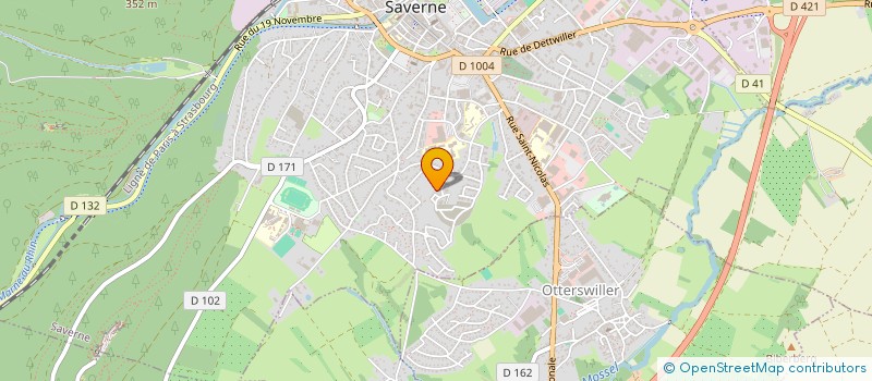 localisation de l'entreprise MONSIEUR PAUL FROEHLICHER  SAVERNE