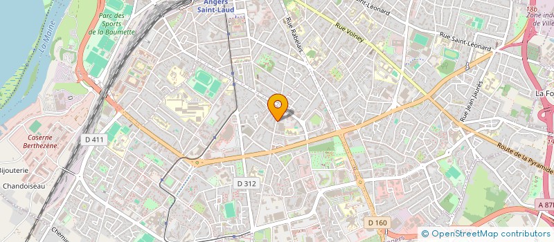 localisation de l'entreprise MONSIEUR PAUL FROGER  ANGERS