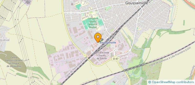 localisation de l'entreprise MONSIEUR PAUL FROHLICH  GOUSSAINVILLE