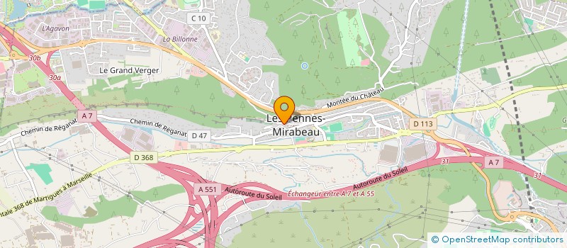 localisation de l'entreprise MONSIEUR PAUL FROMION à LES PENNES MIRABEAU