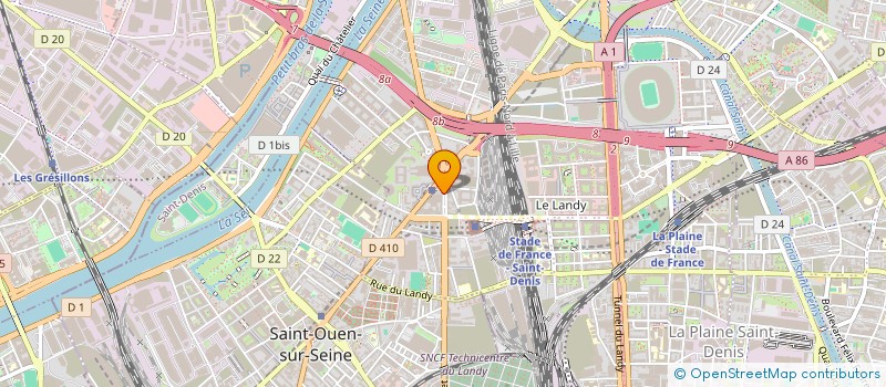 localisation de l'entreprise MONSIEUR PAUL FRUGIER  SAINT-DENIS