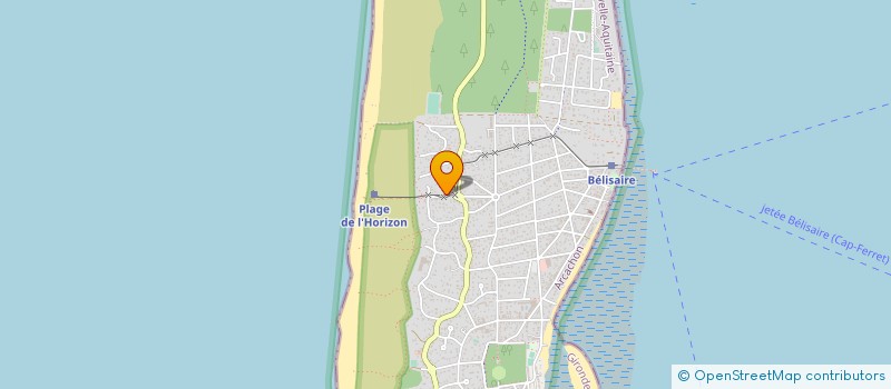 localisation de l'entreprise MONSIEUR PAUL FUENTES FONSECA  LEGE-CAP-FERRET