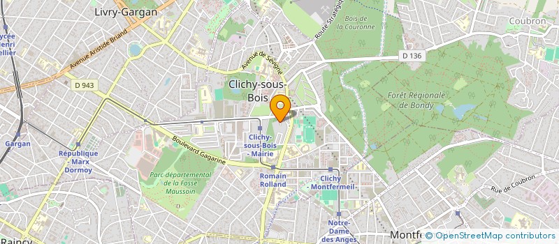 localisation de l'entreprise MONSIEUR PAUL GABALDA à CLICHY-SOUS-BOIS