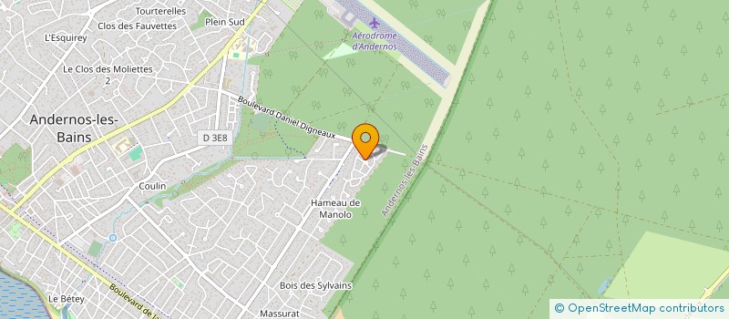 localisation de l'entreprise MONSIEUR PAUL GAIGNEPAIN  ANDERNOS-LES-BAINS