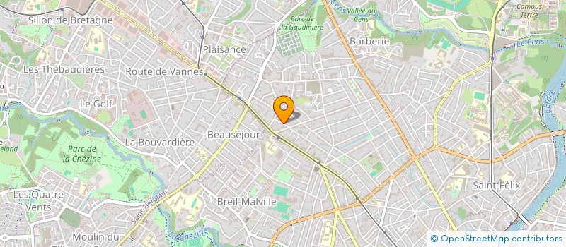 localisation de l'entreprise MONSIEUR PAUL GAILLARD à NANTES