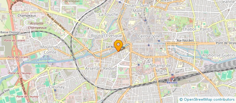localisation de l'entreprise MONSIEUR PAUL GALLE  RENNES