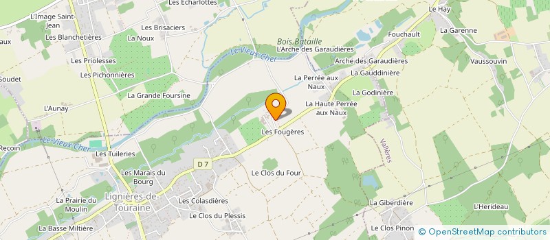 localisation de l'entreprise MONSIEUR PAUL GAMBIER  COTEAUX-SUR-LOIRE