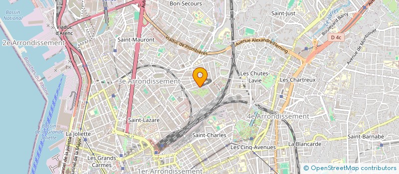 localisation de l'entreprise MONSIEUR PAUL GAMBIEZ à MARSEILLE