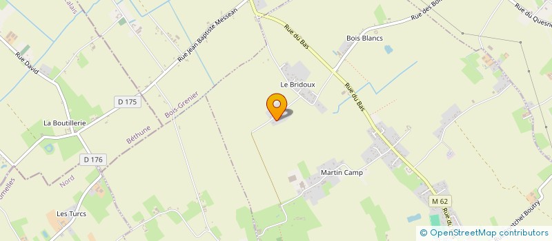 localisation de l'entreprise MONSIEUR PAUL GARAT à LA CHAPELLE-D'ARMENTIERES