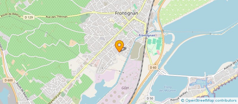 localisation de l'entreprise MONSIEUR PAUL GARCIA à FRONTIGNAN