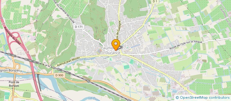 localisation de l'entreprise MONSIEUR PAUL GARCIA  CAUMONT-SUR-DURANCE