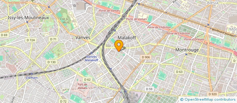 localisation de l'entreprise MONSIEUR PAUL GARCIA REINOSO à MALAKOFF